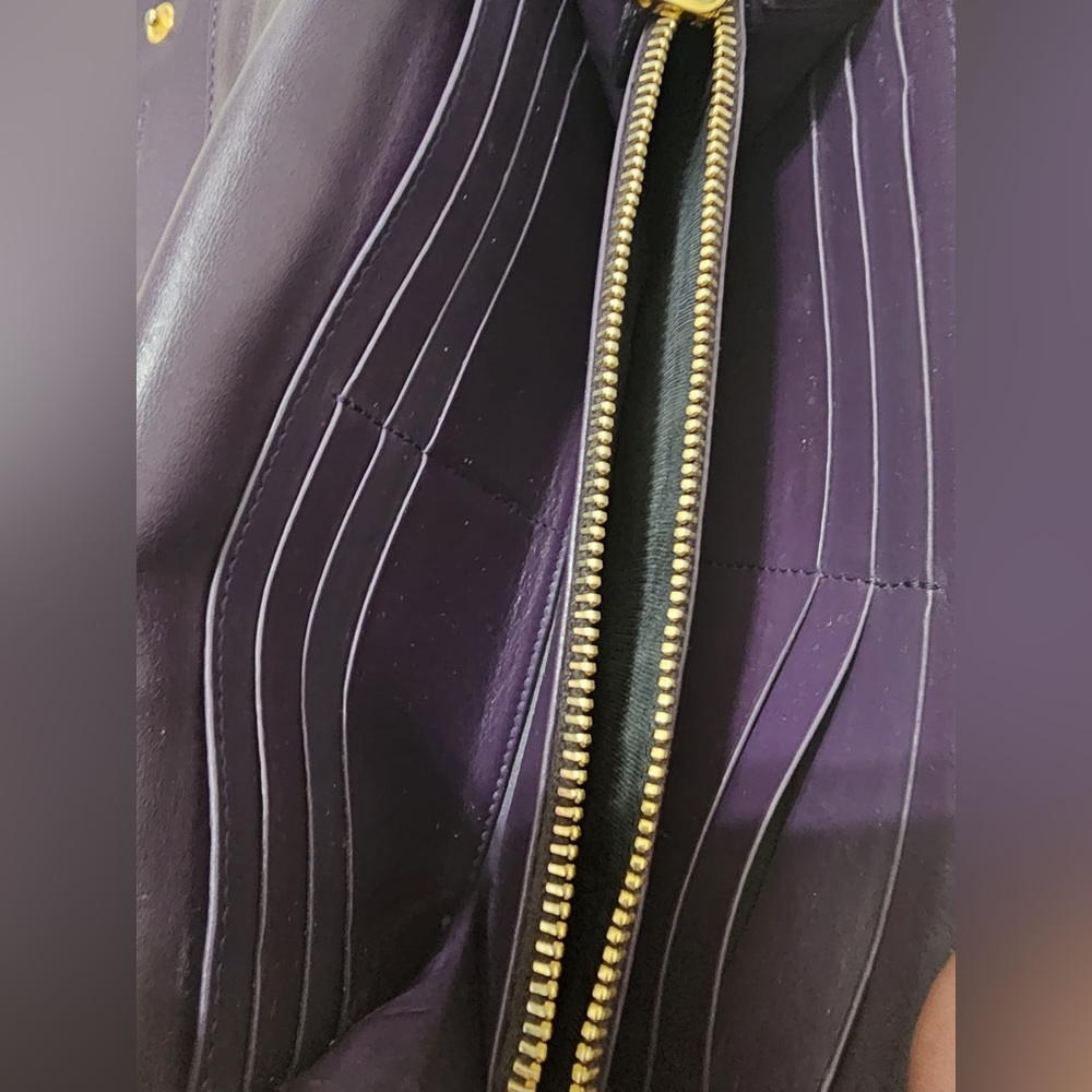 Miu miu purple long wallet - Picture 5 of 8